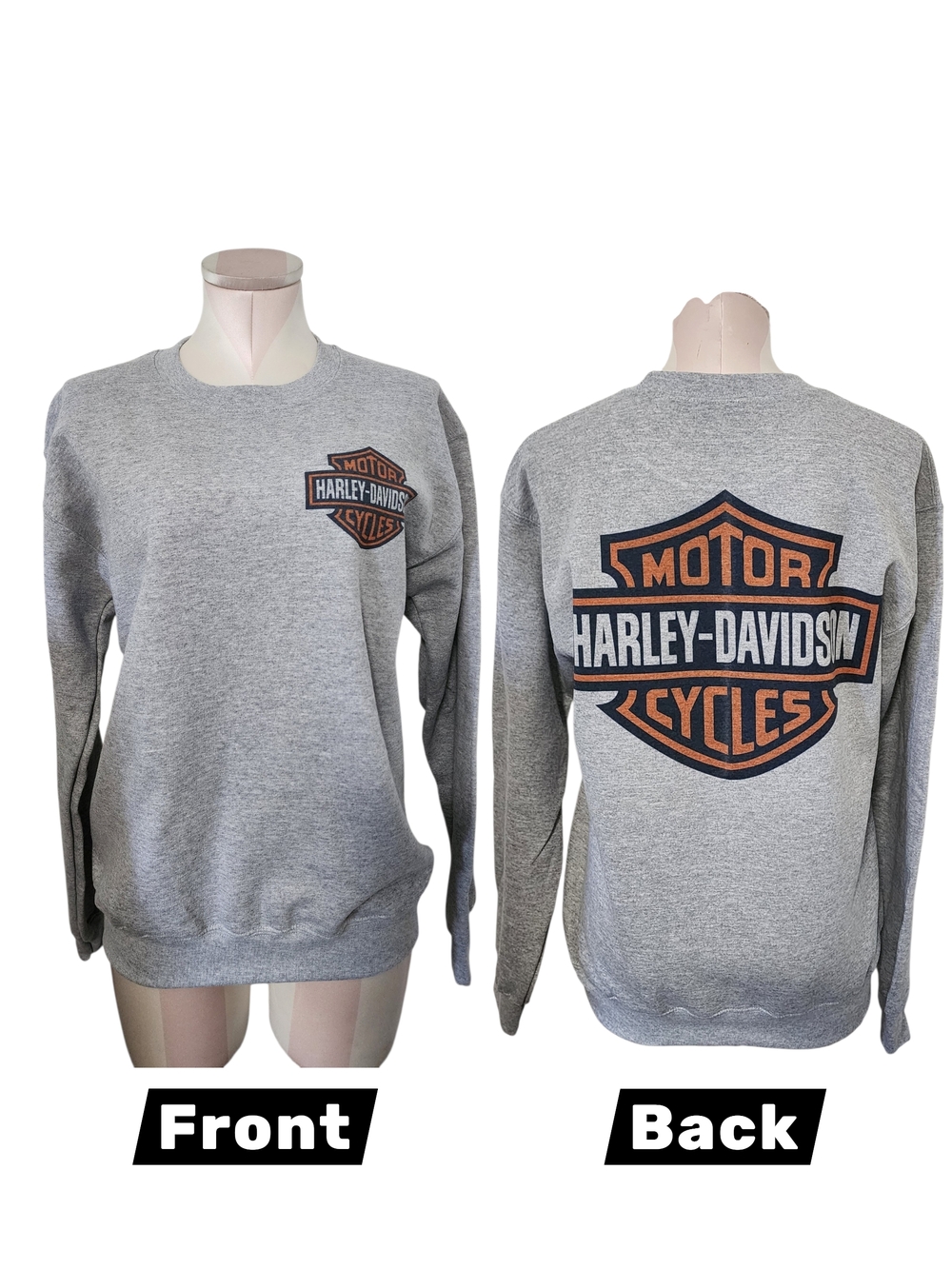 Gray Logo Pullover Sweatshirt